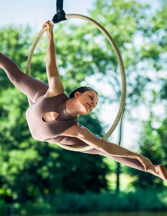 Aerial Hoop Unitard, Leotard for Fly Yoga, Silks – Luna - Image 5