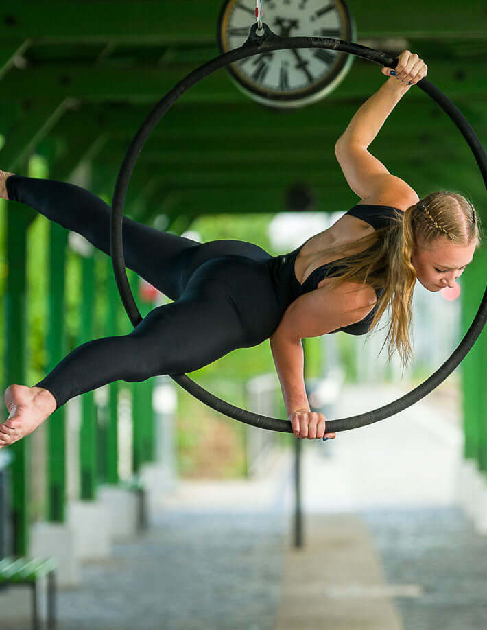 Aerial Hoop Unitard, Leotard for Fly Yoga, Silks – Luna - Image 9