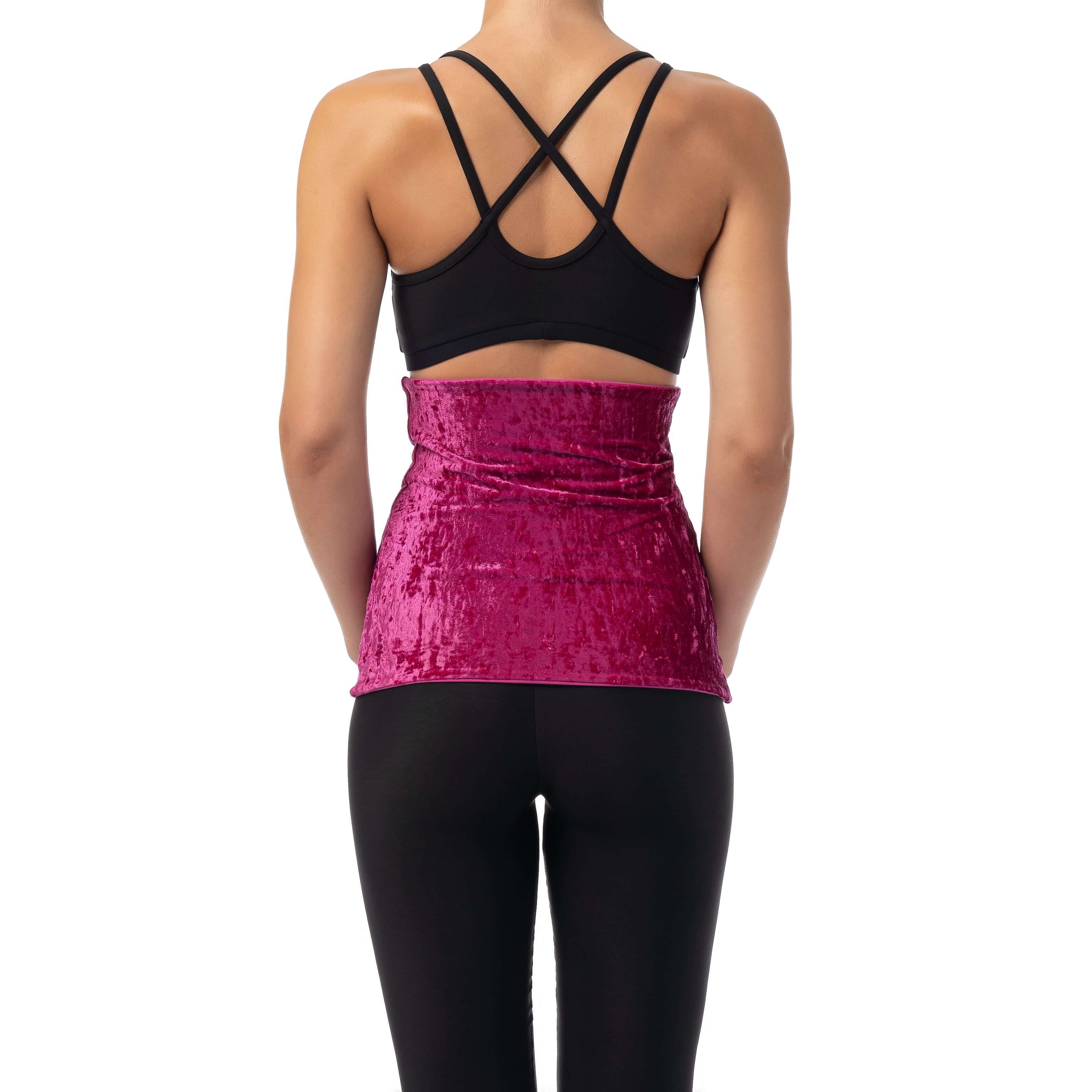 Velvet Back Warmer for Dancers - Image 35