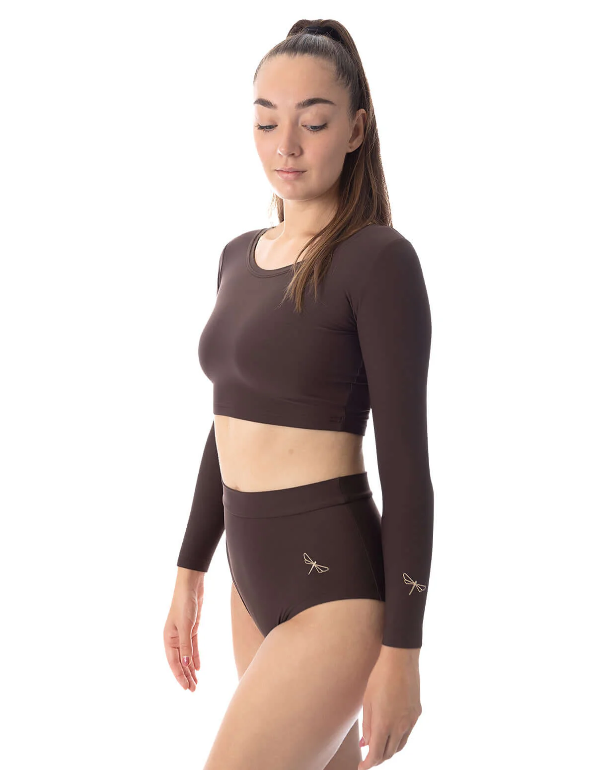 Long Sleeve Sports Crop Top – Pavi - Image 10