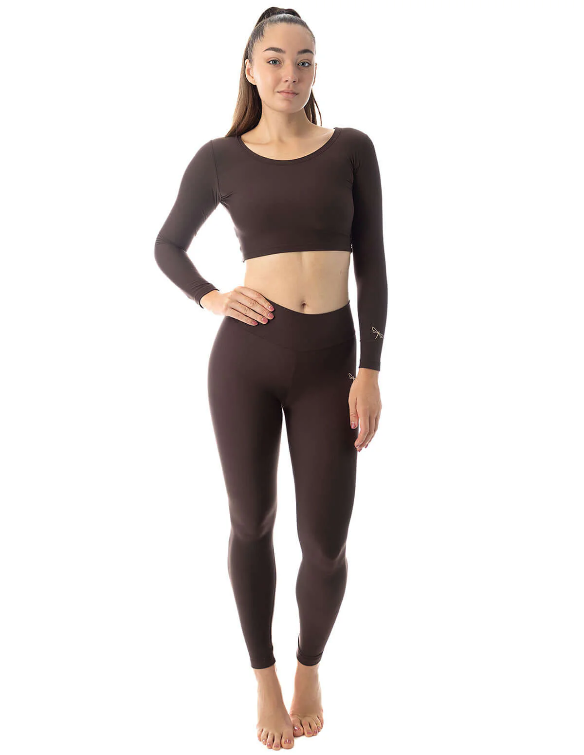 Long Sleeve Sports Crop Top – Pavi - Image 12