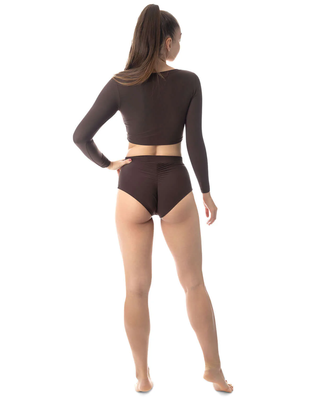 Long Sleeve Sports Crop Top – Pavi - Image 13