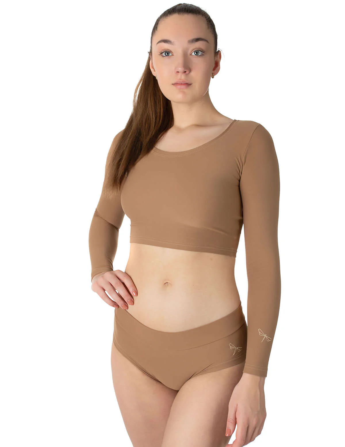 Long Sleeve Sports Crop Top – Pavi - Image 27