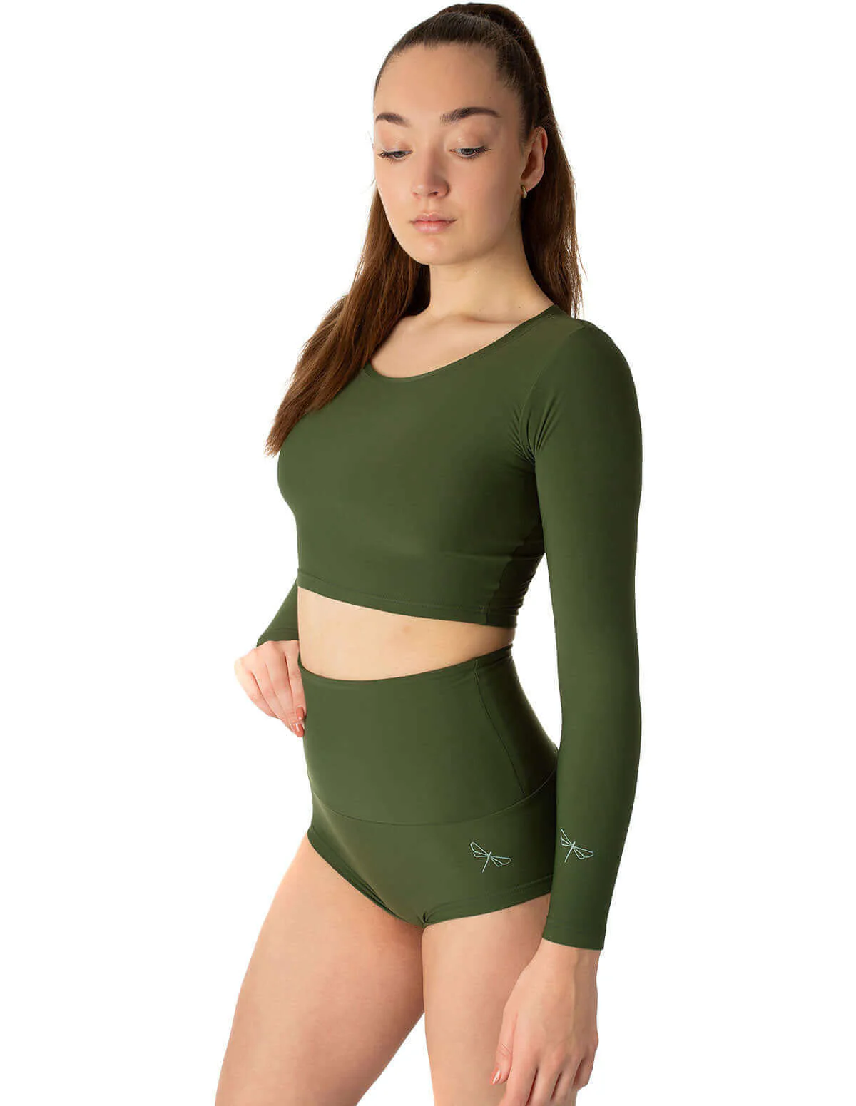 Long Sleeve Sports Crop Top – Pavi - Image 44