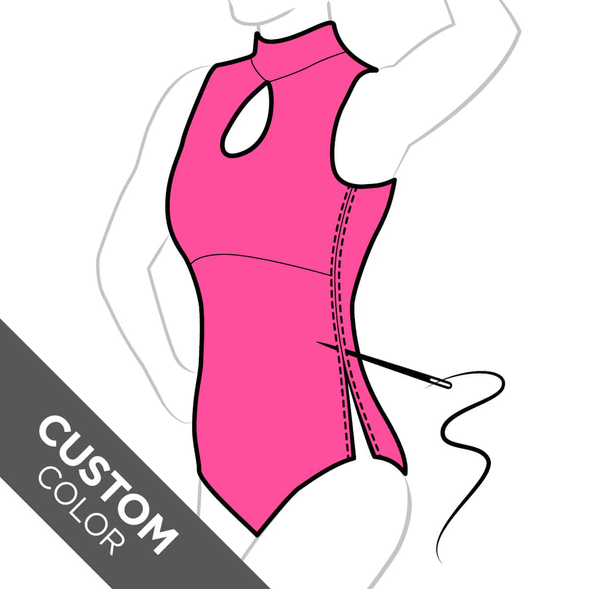 Custom Leotard for Gymnastics – Daria - Image 16
