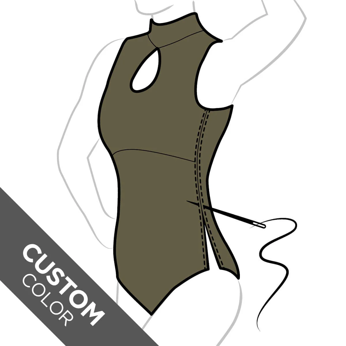 Custom Leotard for Gymnastics – Daria - Image 22