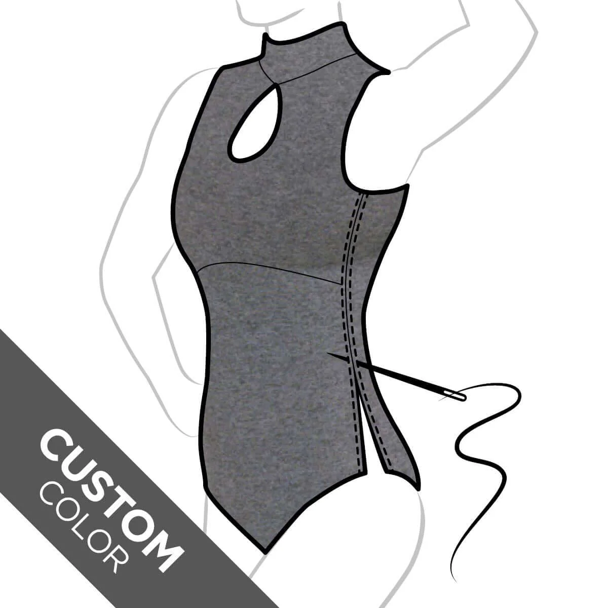 Custom Leotard for Gymnastics – Daria - Image 27