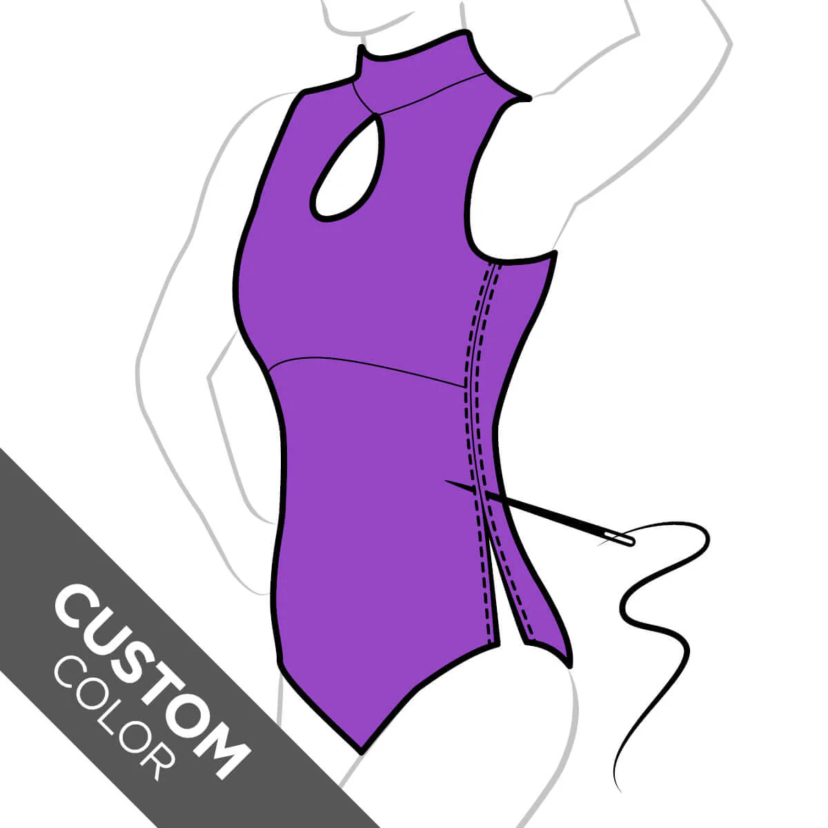 Custom Leotard for Gymnastics – Daria - Image 9