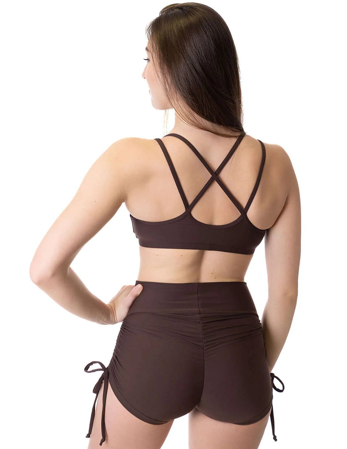 High Waist Drawstring Pole Shorts – Emma - Image 13