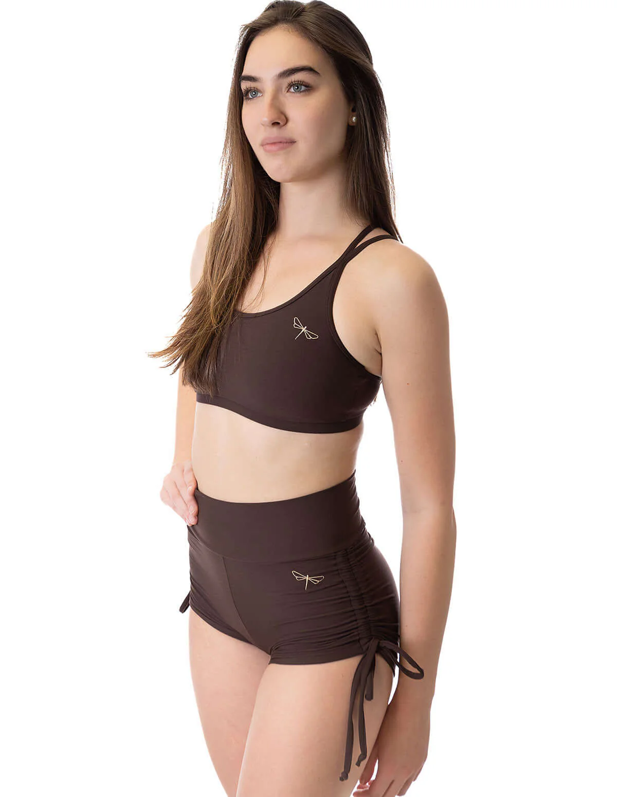 High Waist Drawstring Pole Shorts – Emma - Image 16