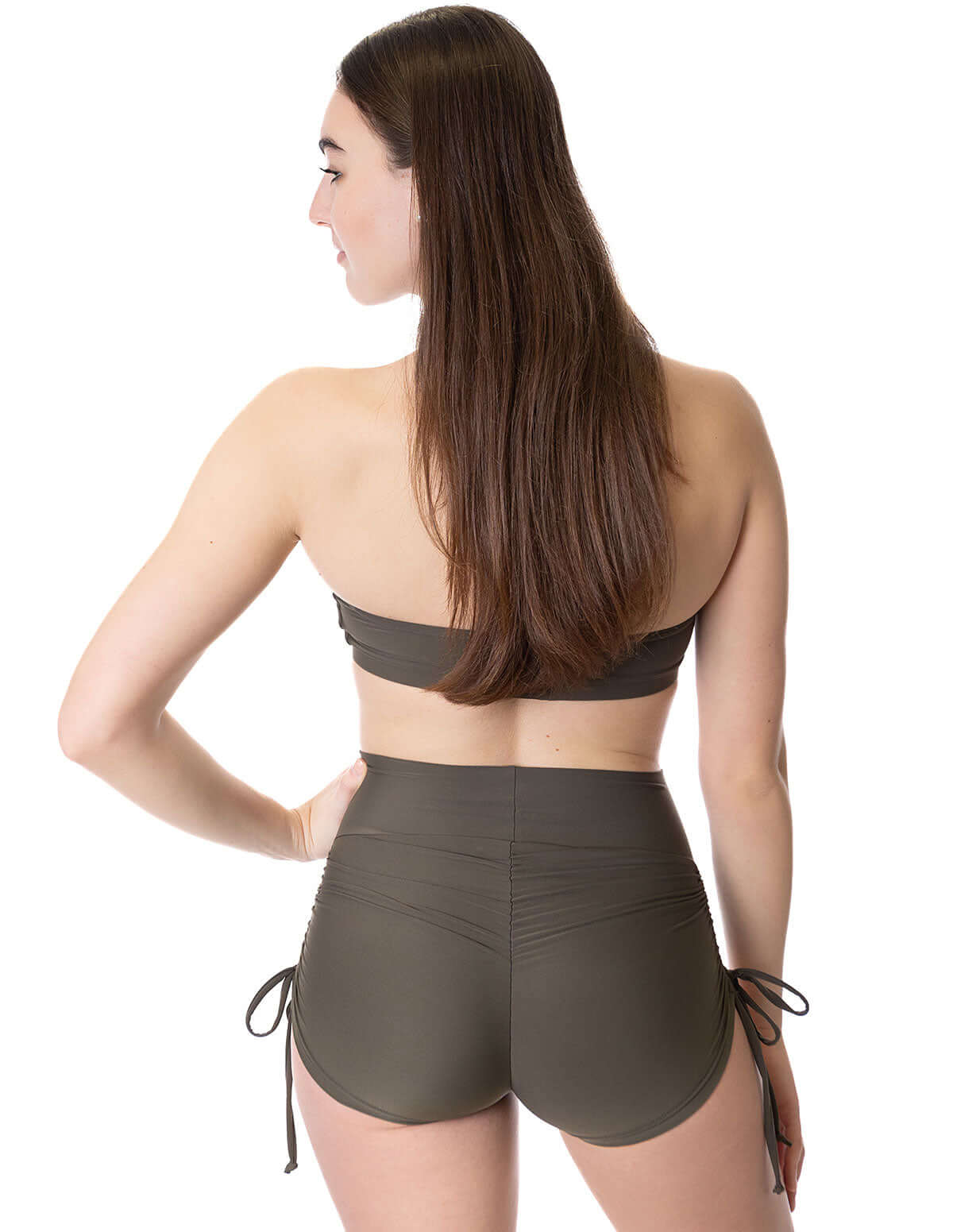 High Waist Drawstring Pole Shorts – Emma - Image 50