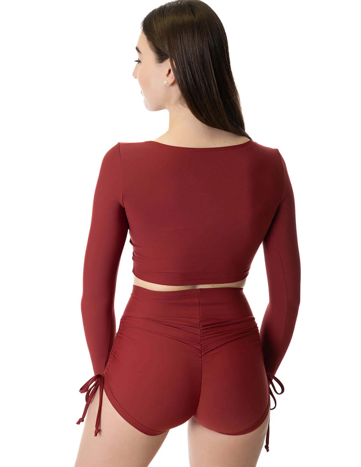 High Waist Drawstring Pole Shorts – Emma - Image 6