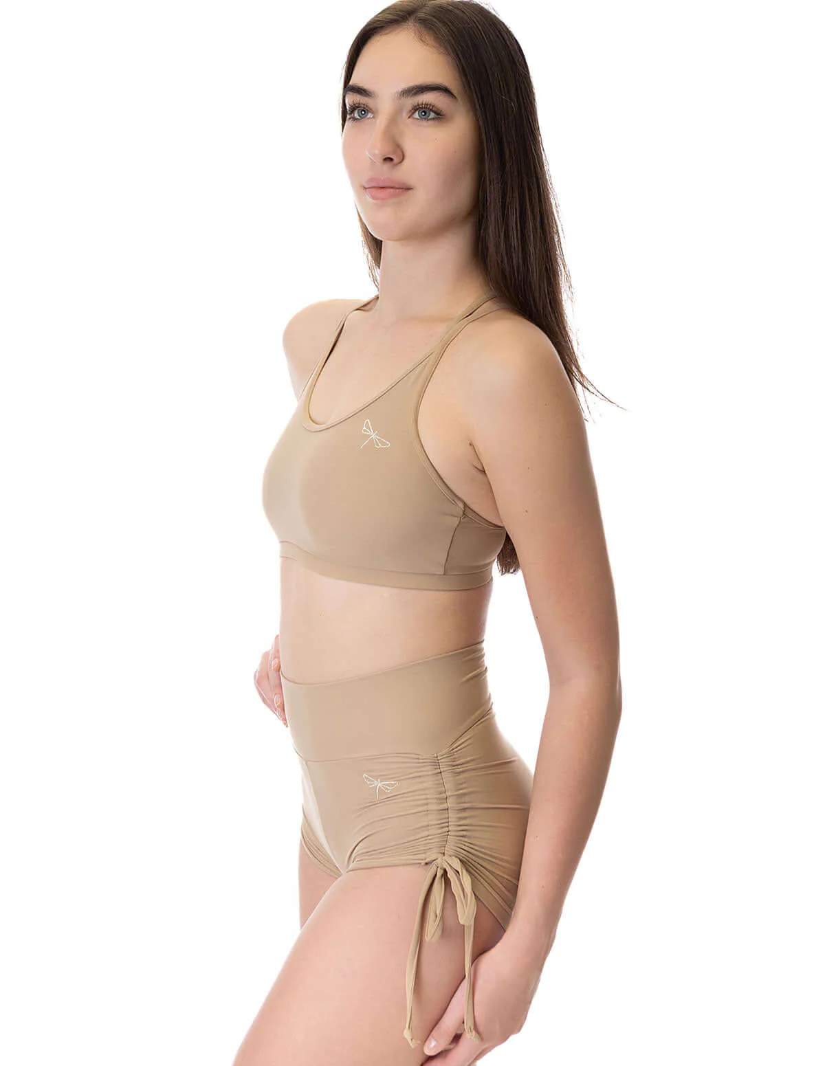 High Waist Drawstring Pole Shorts – Emma - Image 67
