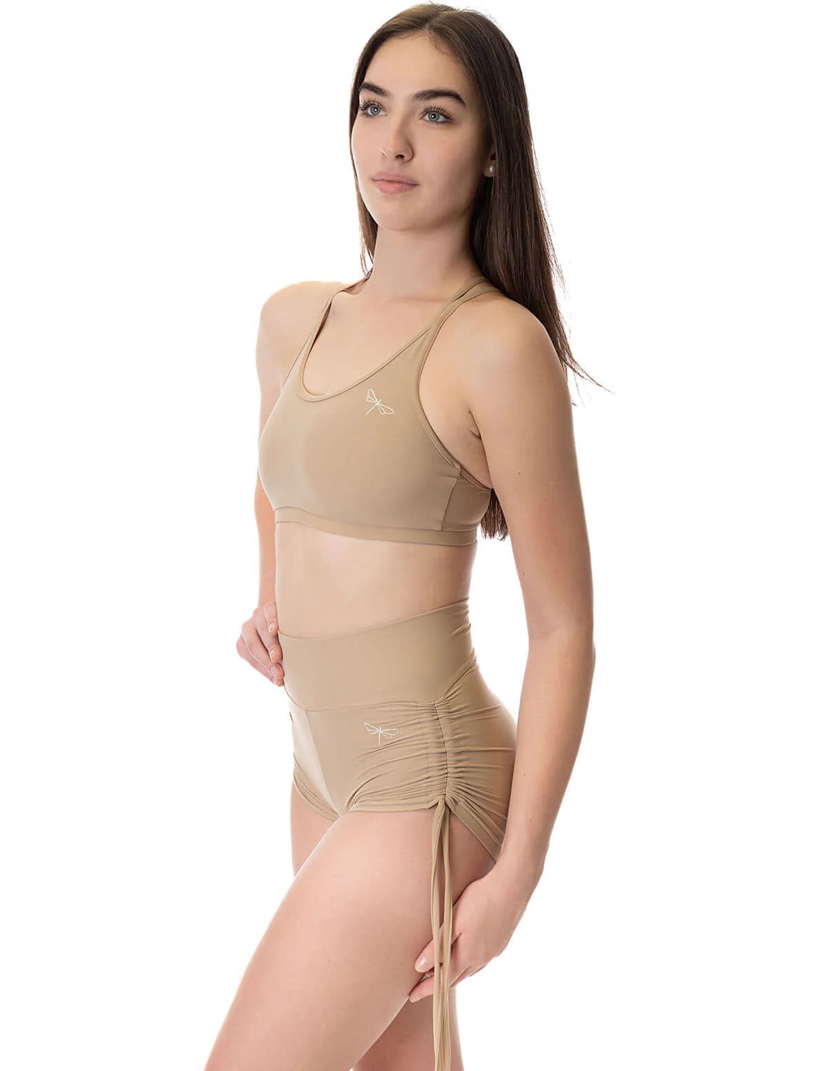 High Waist Drawstring Pole Shorts – Emma - Image 69