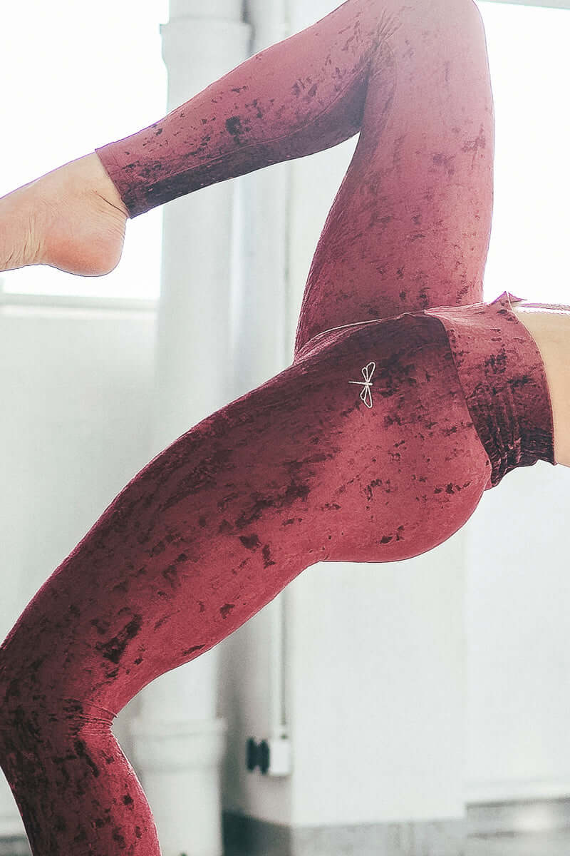 Velvet Leggings, Mid Rise – Adriana - Image 33