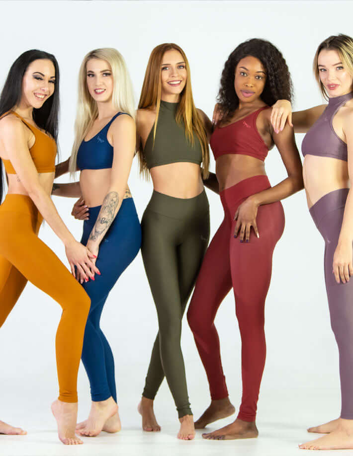 Mid Rise Leggings, Full-Length Yoga Leggings – Adriana - Image 22