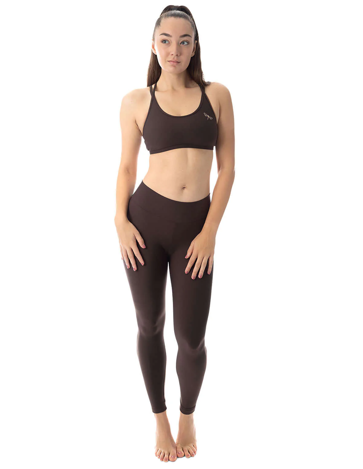 Mid Rise Leggings, Full-Length Yoga Leggings – Adriana - Image 40