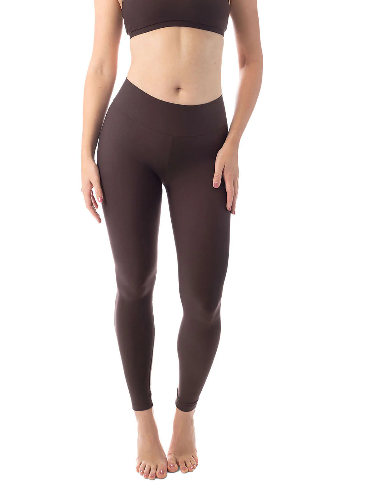 Mid Rise Leggings, Full-Length Yoga Leggings – Adriana - Image 42