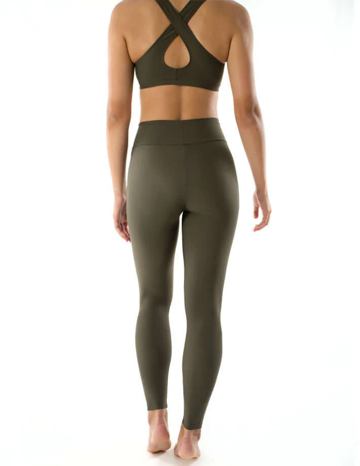 Mid Rise Leggings, Full-Length Yoga Leggings – Adriana - Image 60