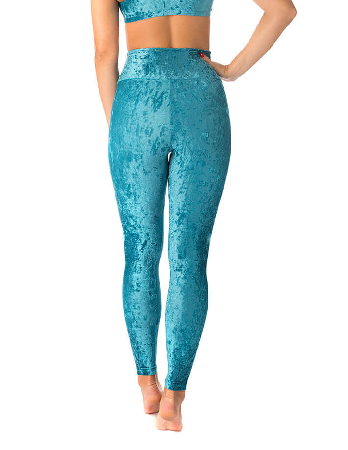 High Waist Velvet Leggings – Adele - Image 11
