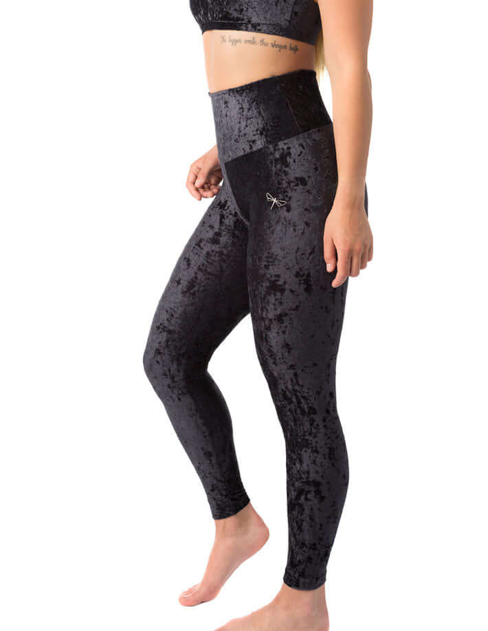 High Waist Velvet Leggings – Adele - Image 14