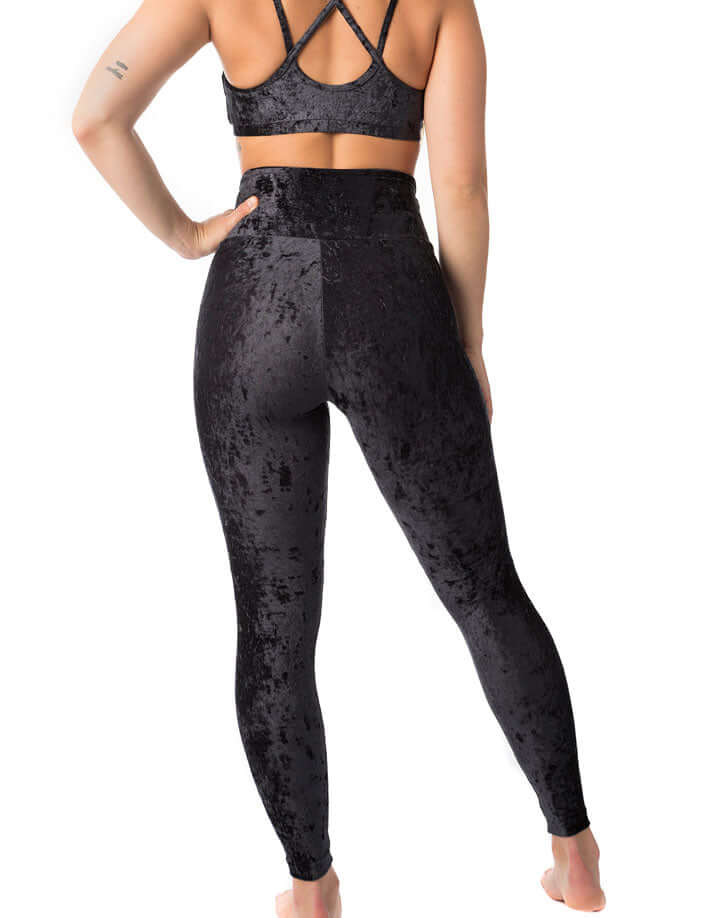 High Waist Velvet Leggings – Adele - Image 15