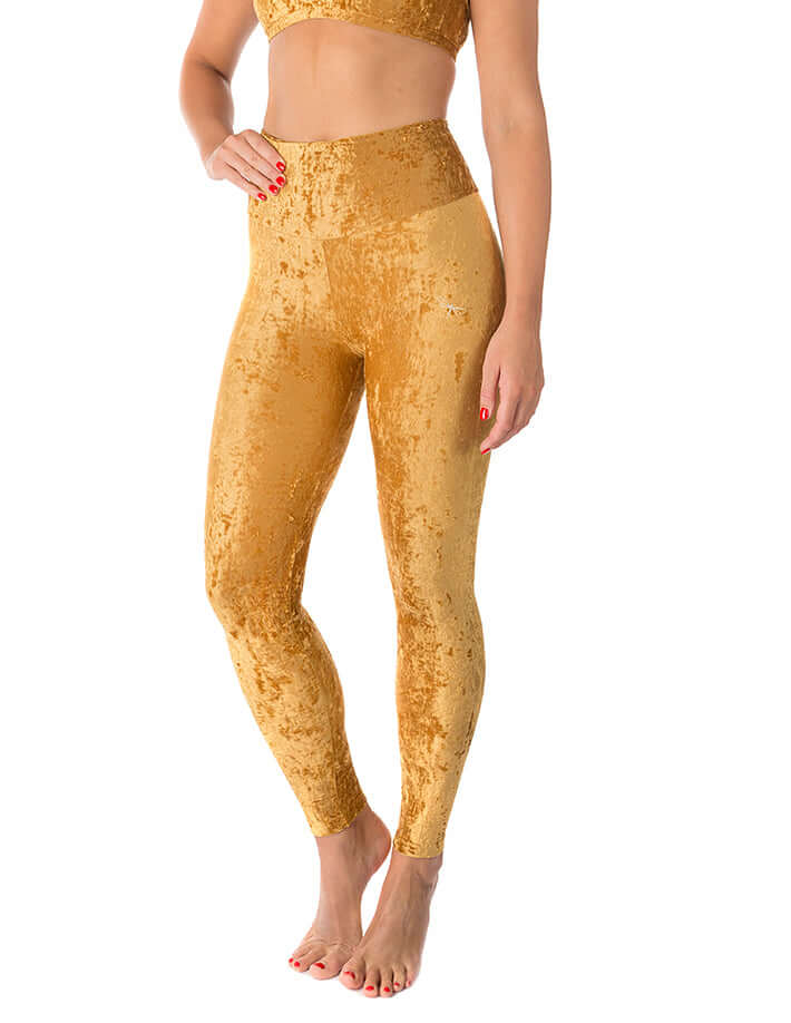 High Waist Velvet Leggings – Adele - Image 17