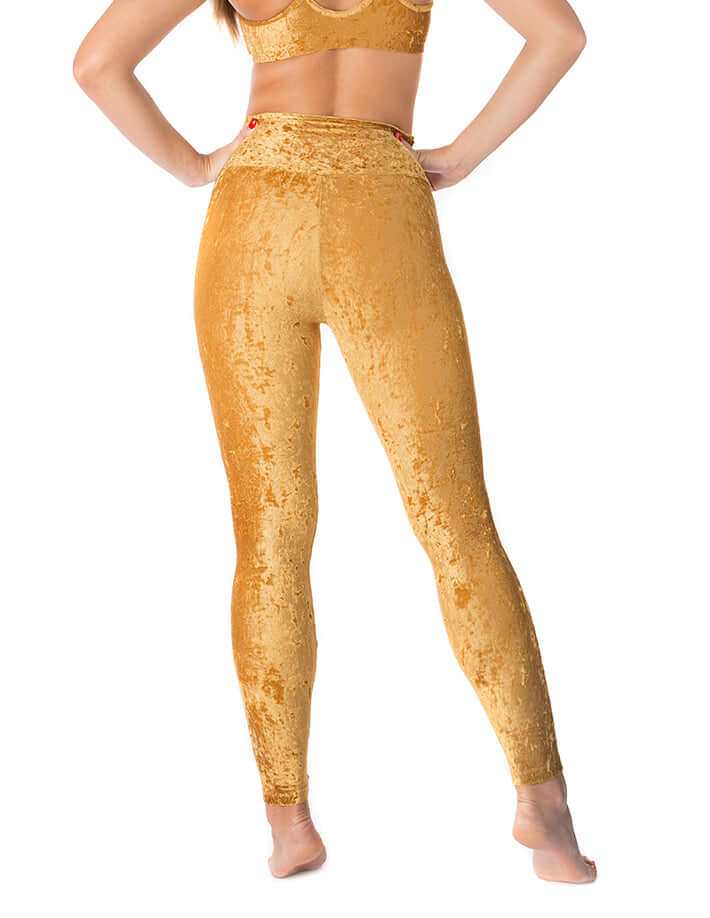 High Waist Velvet Leggings – Adele - Image 18
