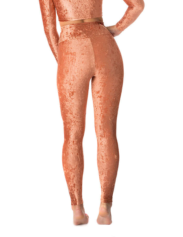 High Waist Velvet Leggings – Adele - Image 21