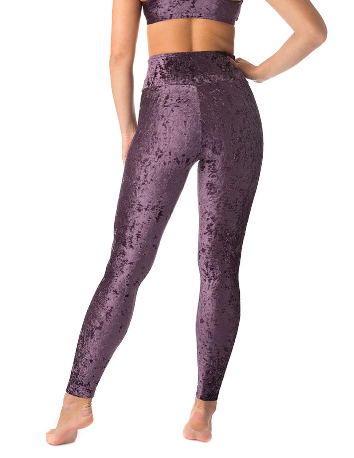 High Waist Velvet Leggings – Adele - Image 3