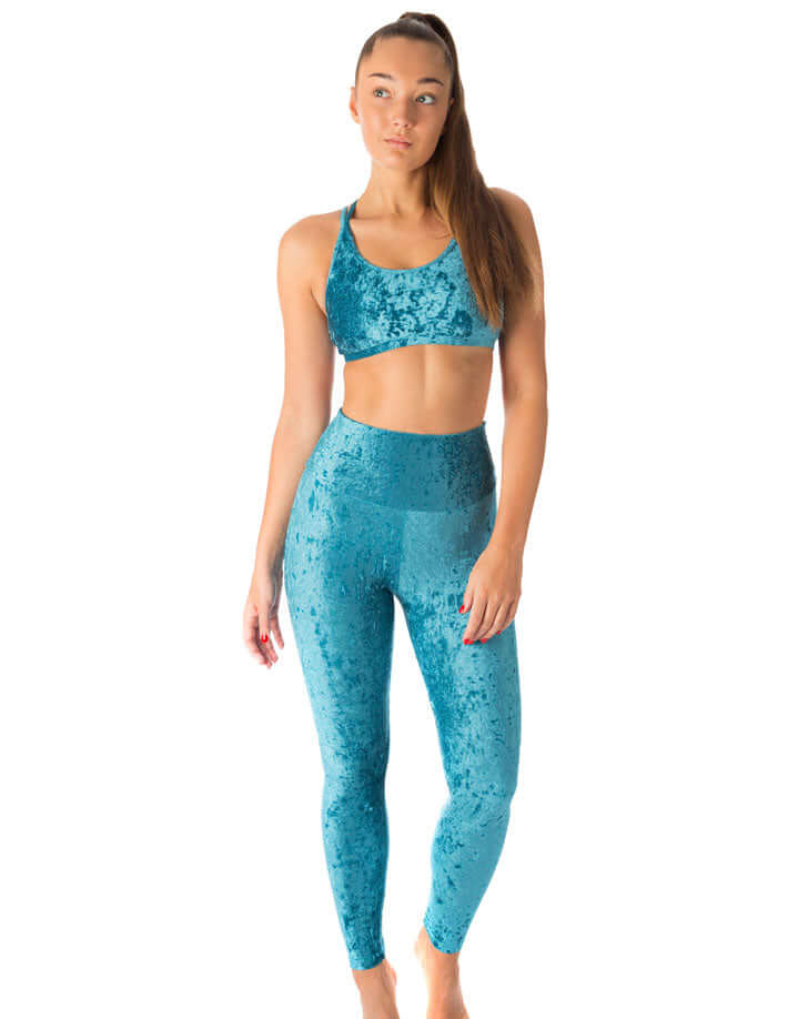 High Waist Velvet Leggings – Adele - Image 9