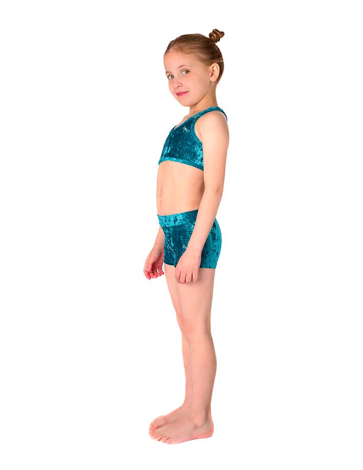 Kids – Girls' Pole Dance Shorts – Elsa - Image 13