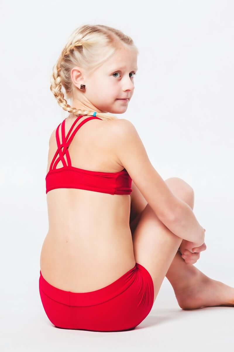 Kids – Girls' Pole Dance Shorts – Elsa - Image 21