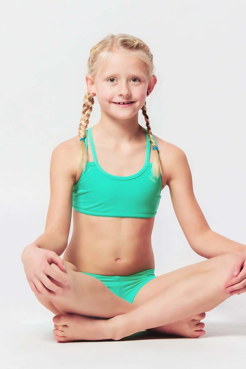 Kids – Girls' Pole Dance Shorts – Elsa - Image 24