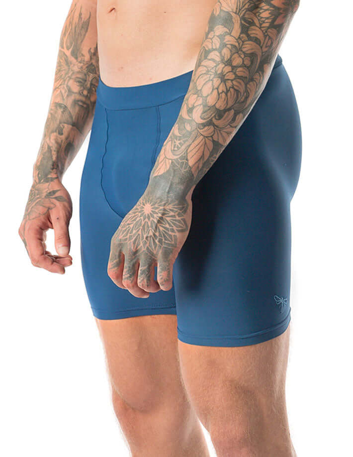 Men's Hot Yoga Shorts, Sweatproof Lycra Fit – James - Image 14