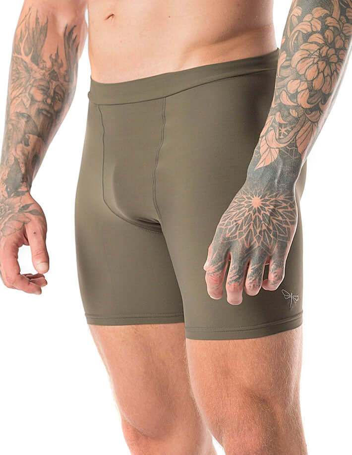 Men's Hot Yoga Shorts, Sweatproof Lycra Fit – James - Image 6