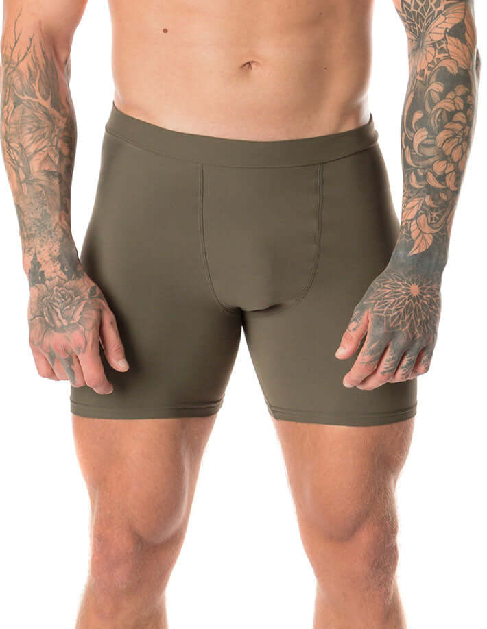 Men's Hot Yoga Shorts, Sweatproof Lycra Fit – James - Image 8