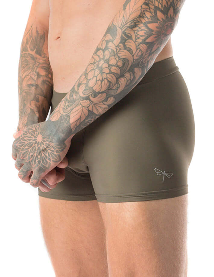 Men's Bikram Yoga Shorts, Sweatproof Lycra Fit – Mike - Image 6