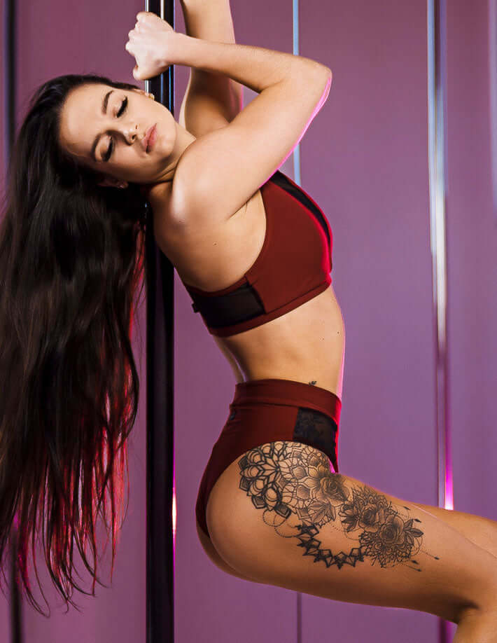 Mesh Pole Dance Shorts – Molly - Image 44