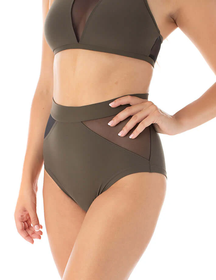 High Waist Mesh Pole Shorts – Monica - Image 24