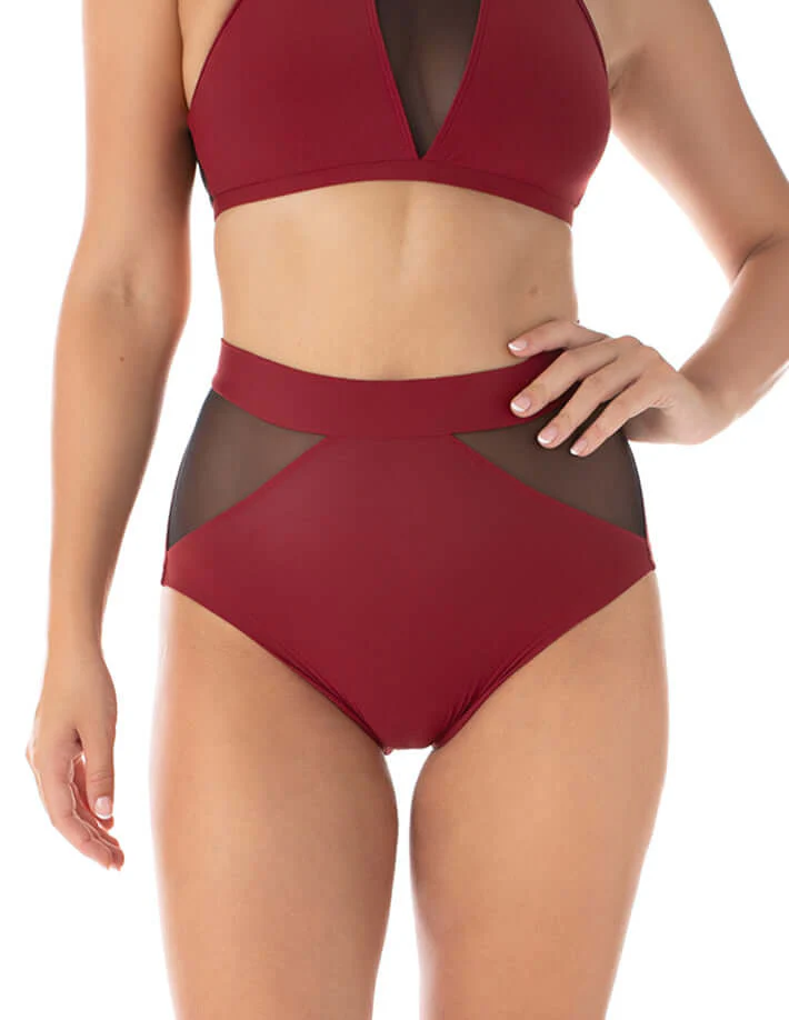 High Waist Mesh Pole Shorts – Monica - Image 3