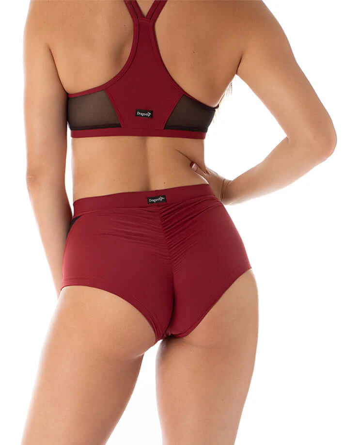 High Waist Mesh Pole Shorts – Monica - Image 4