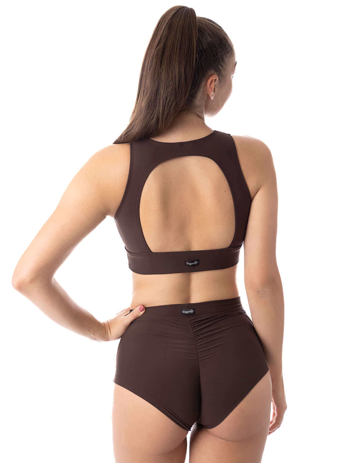 High Waist Mesh Pole Shorts – Monica - Image 10