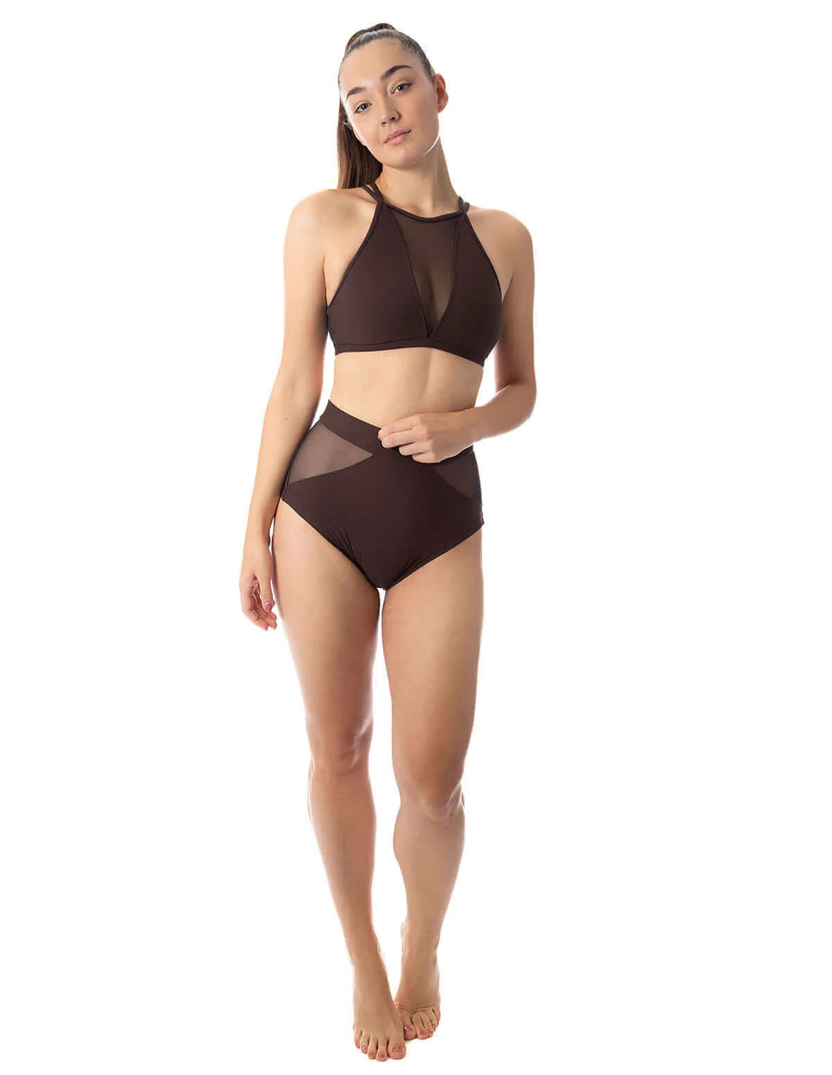 Mesh Sports Bra for Pole Dance & Yoga – Victoria - Image 24