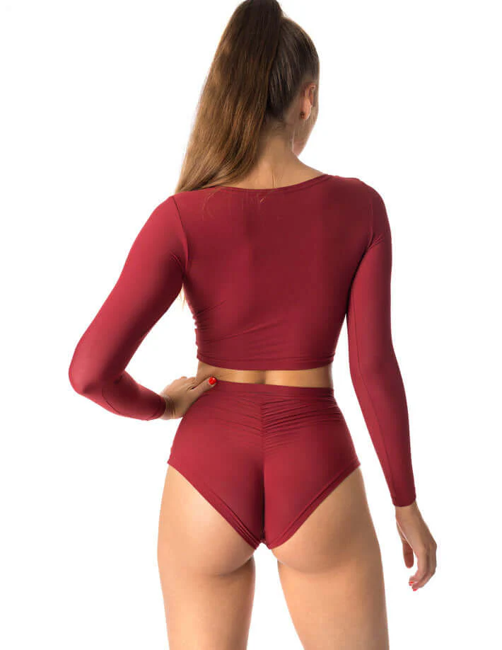 Scrunch Bum Pole Shorts, High Waist Fit – Lola - Image 57