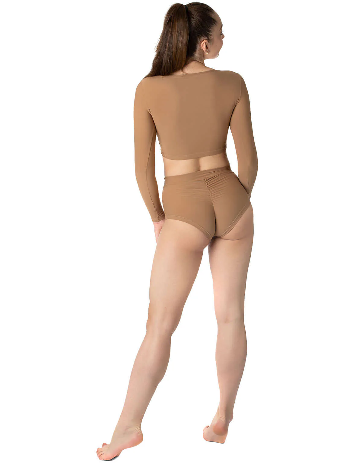 Scrunch Bum Pole Shorts, High Waist Fit – Lola - Image 79