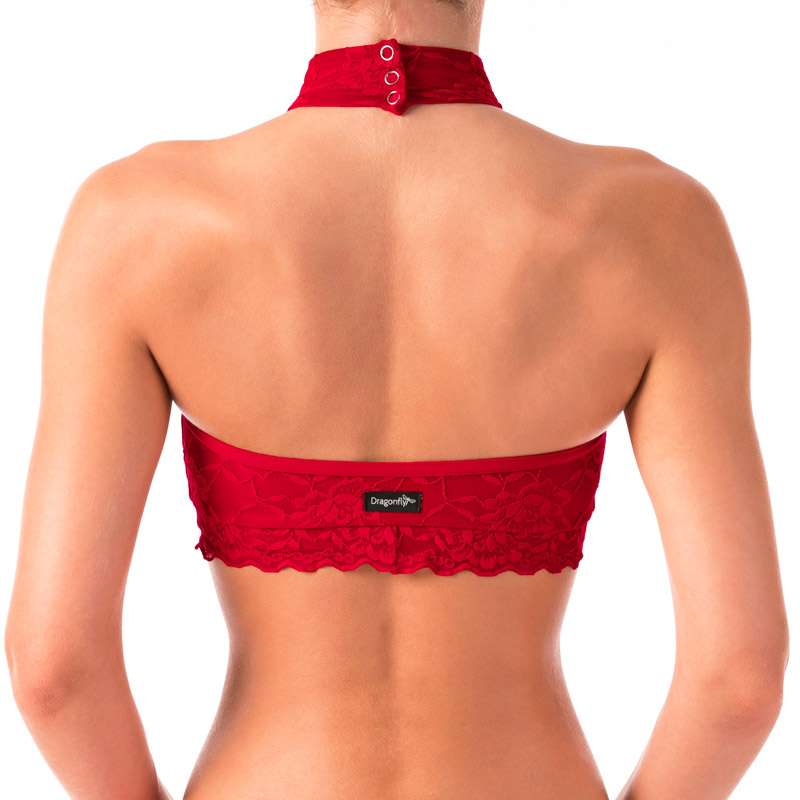 Halter Neck Sports Bra with Lace – Lisette - Image 4