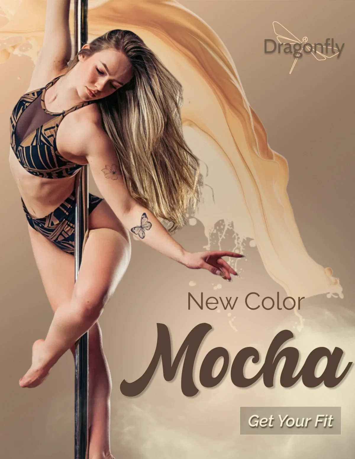 Sports Bra Victoria Mocha - Image 4