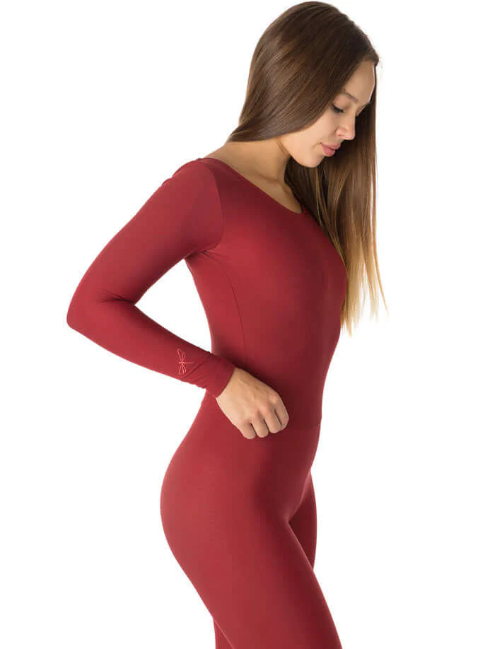Aerial Silk Unitard, Long Sleeve Catsuit – Lara - Image 23