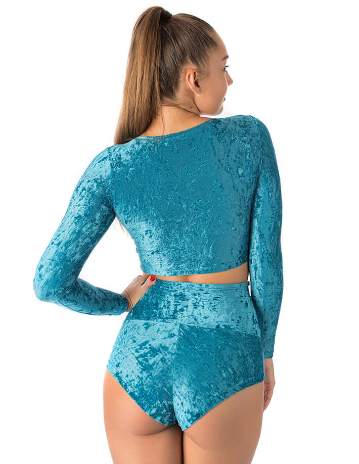 Velvet Sport Crop Top – Pavi - Image 8
